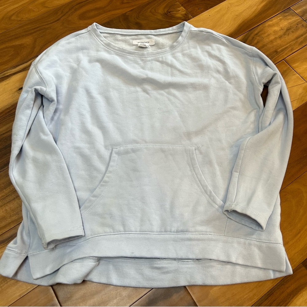 Workshop blue sweatshirt